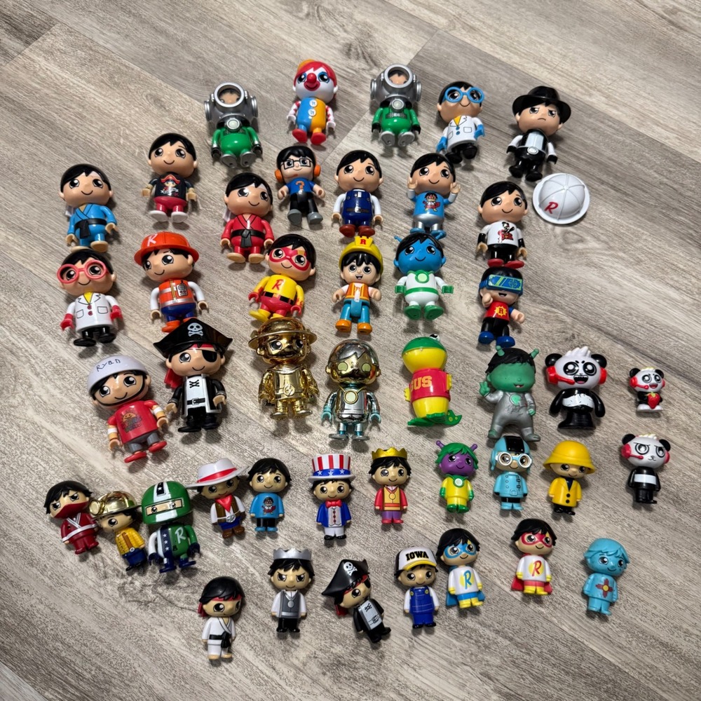 Ryan's World Figures Toys Collection Lot of 40+ Ryan's World‎ Characters